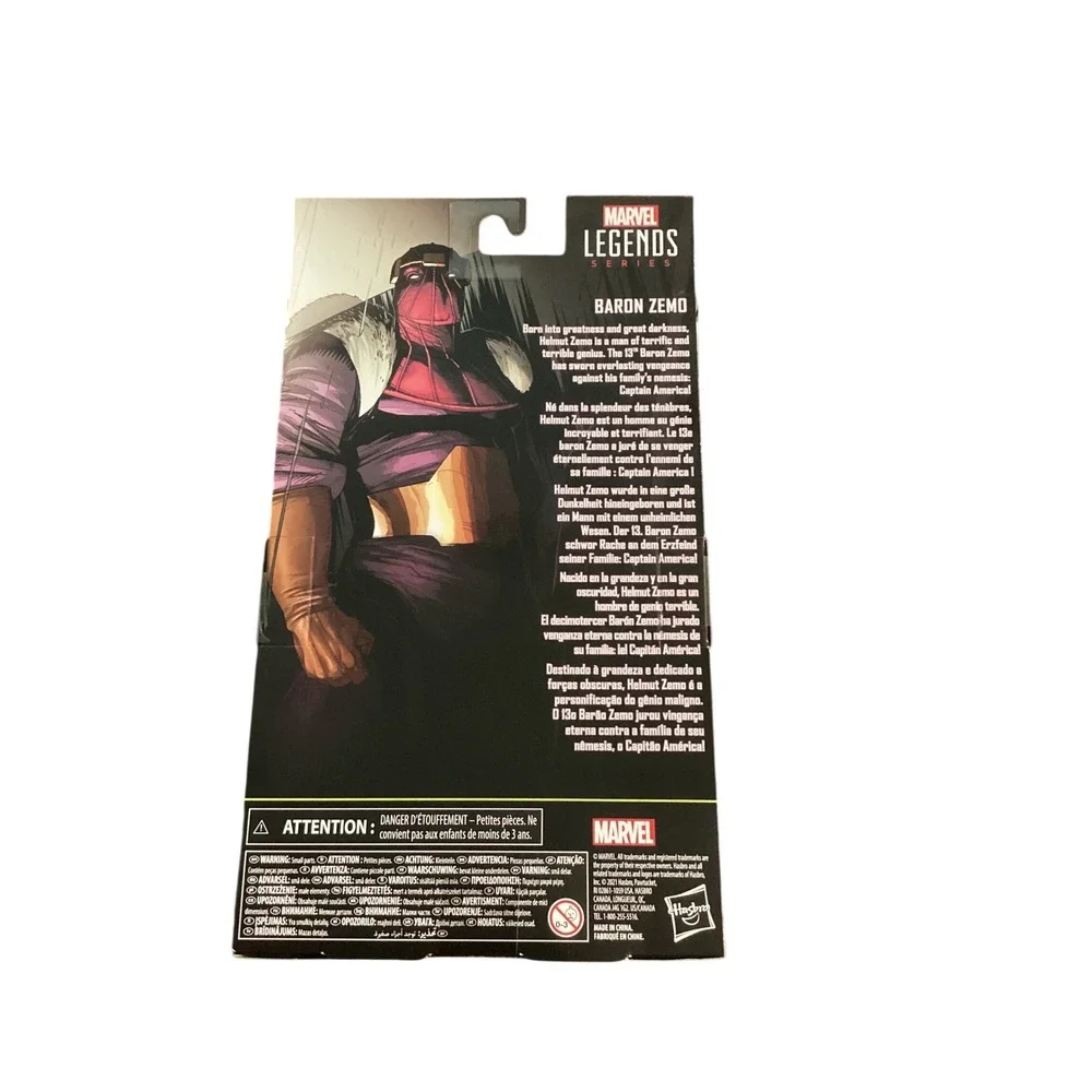 Marvel Legends Super Villains Baron Zemo‎ Action Figure Hasbro F3433 New